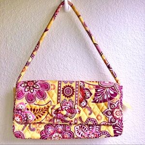 4/$20🛍 Vera Bradley Clutch Shoulder Bali Gold Purse Bag